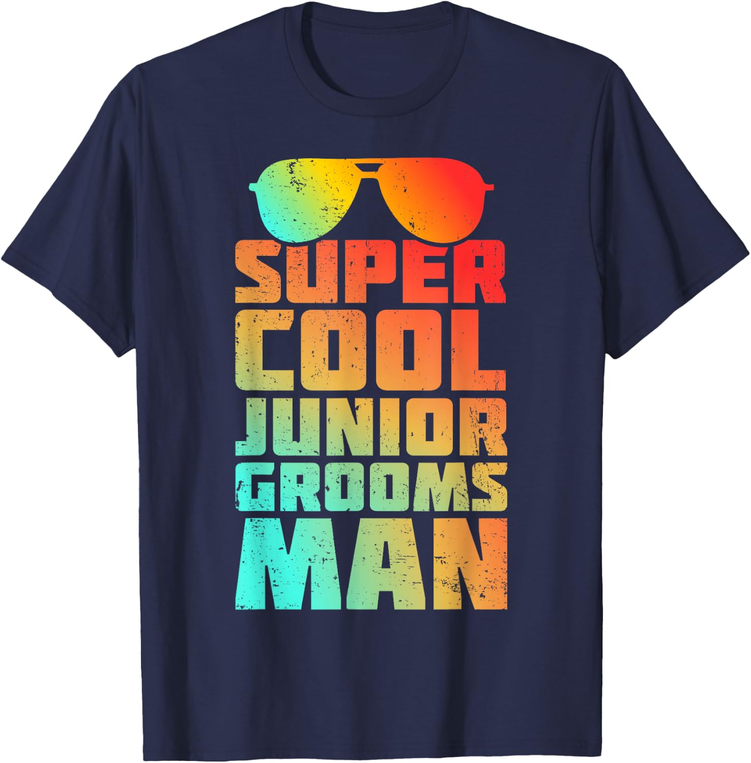 Kids Junior Groomsman Wedding Marriage Party Jr Boys Gifts T-Shirt - T-Shirt | Navy