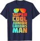Kids Junior Groomsman Wedding Marriage Party Jr Boys Gifts T-Shirt - T-Shirt | Navy