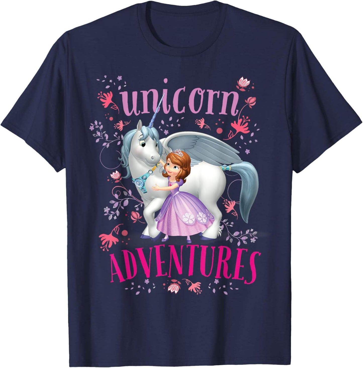 Disney - Sofia the First Unicorn Adventures T-Shirt - T-Shirt | Navy