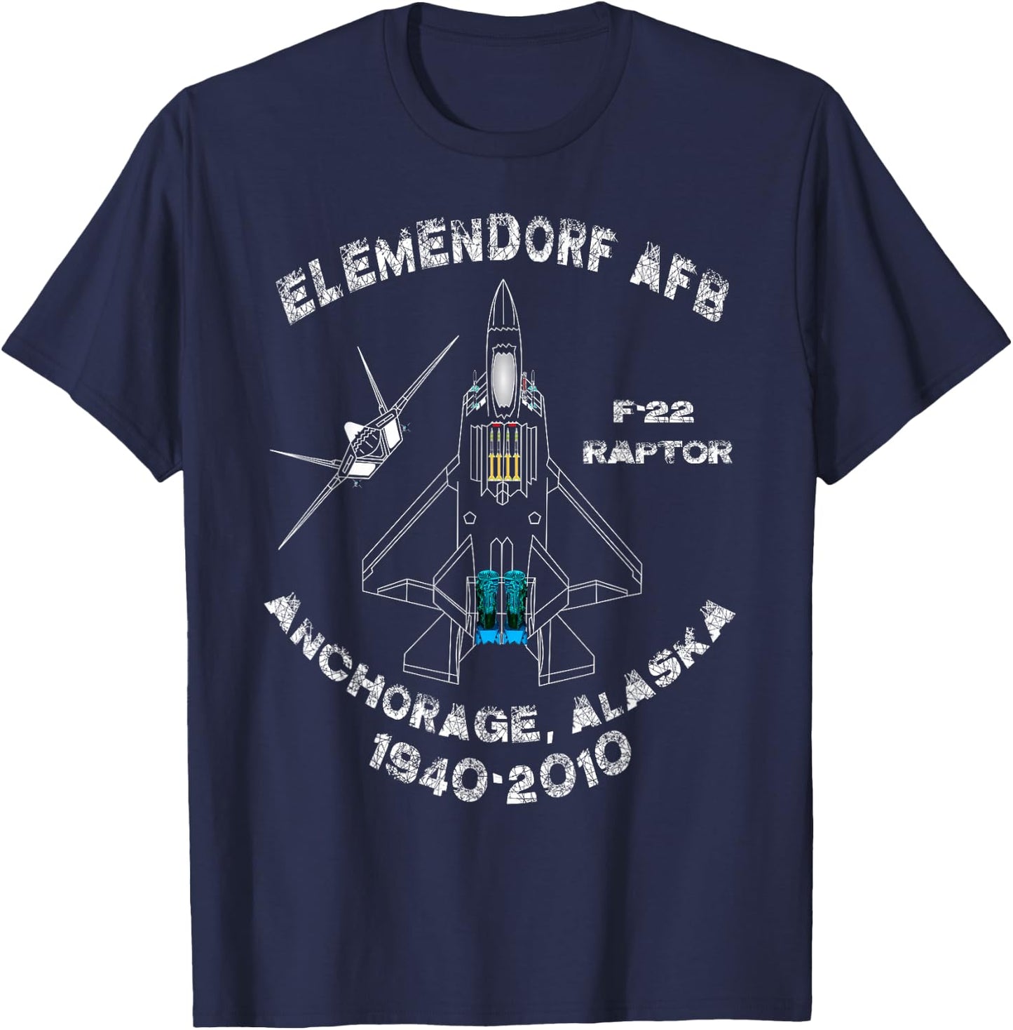 Elmendorf AFB T-Shirt - T-Shirt | Navy