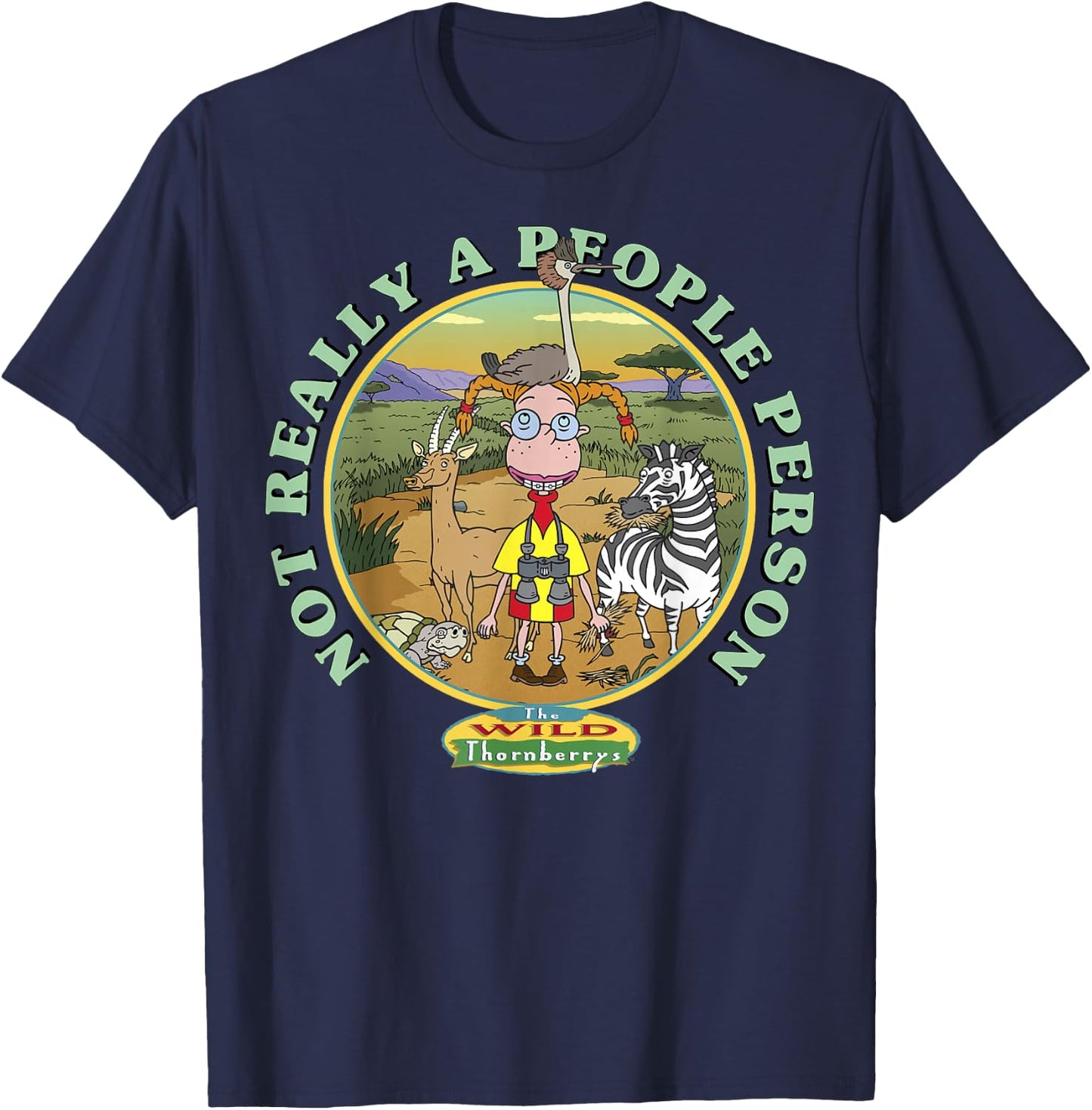 The Wild Thornberrys Eliza Not Really A People Person T-Shirt - T-Shirt | Navy