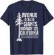 Redwood Avenue of the Giants Highway 101 California T-Shirt - T-Shirt | Navy