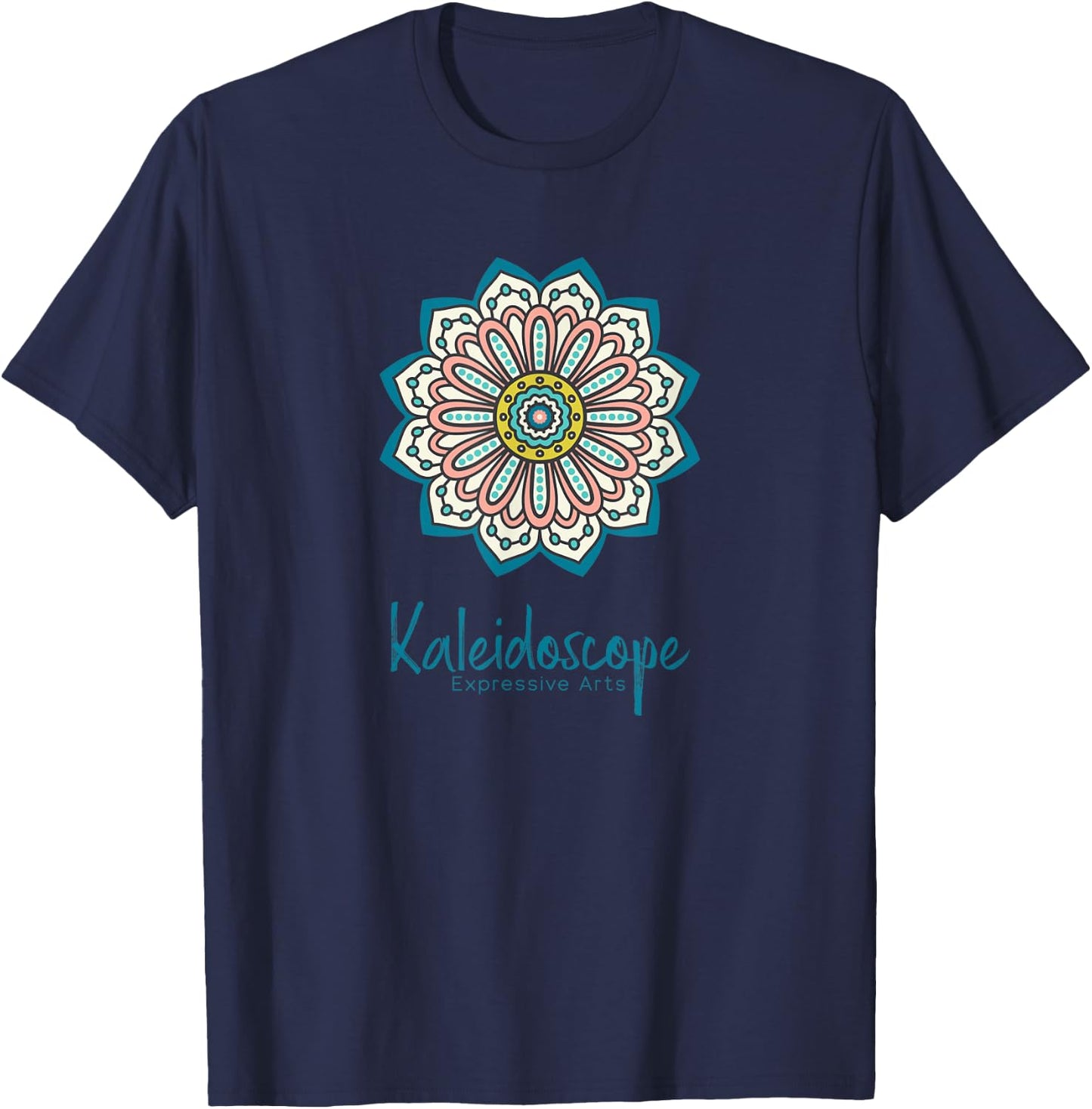 Kaleidoscope Expressive Arts Class Graphic T-Shirt - T-Shirt | Navy