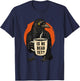 is He Vintage Dead Yet Dark Crow Raven Bird Humor Retro T-Shirt - T-Shirt | Navy