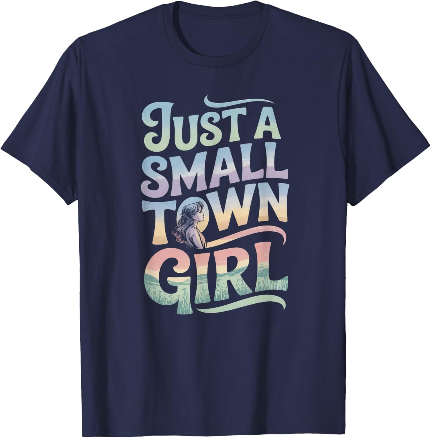 Do Not Stop Believing T-Shirt - T-Shirt | Navy