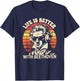 Life Is Better With Ludwig Van Beethoven, Classical Music T-Shirt - T-Shirt | Navy