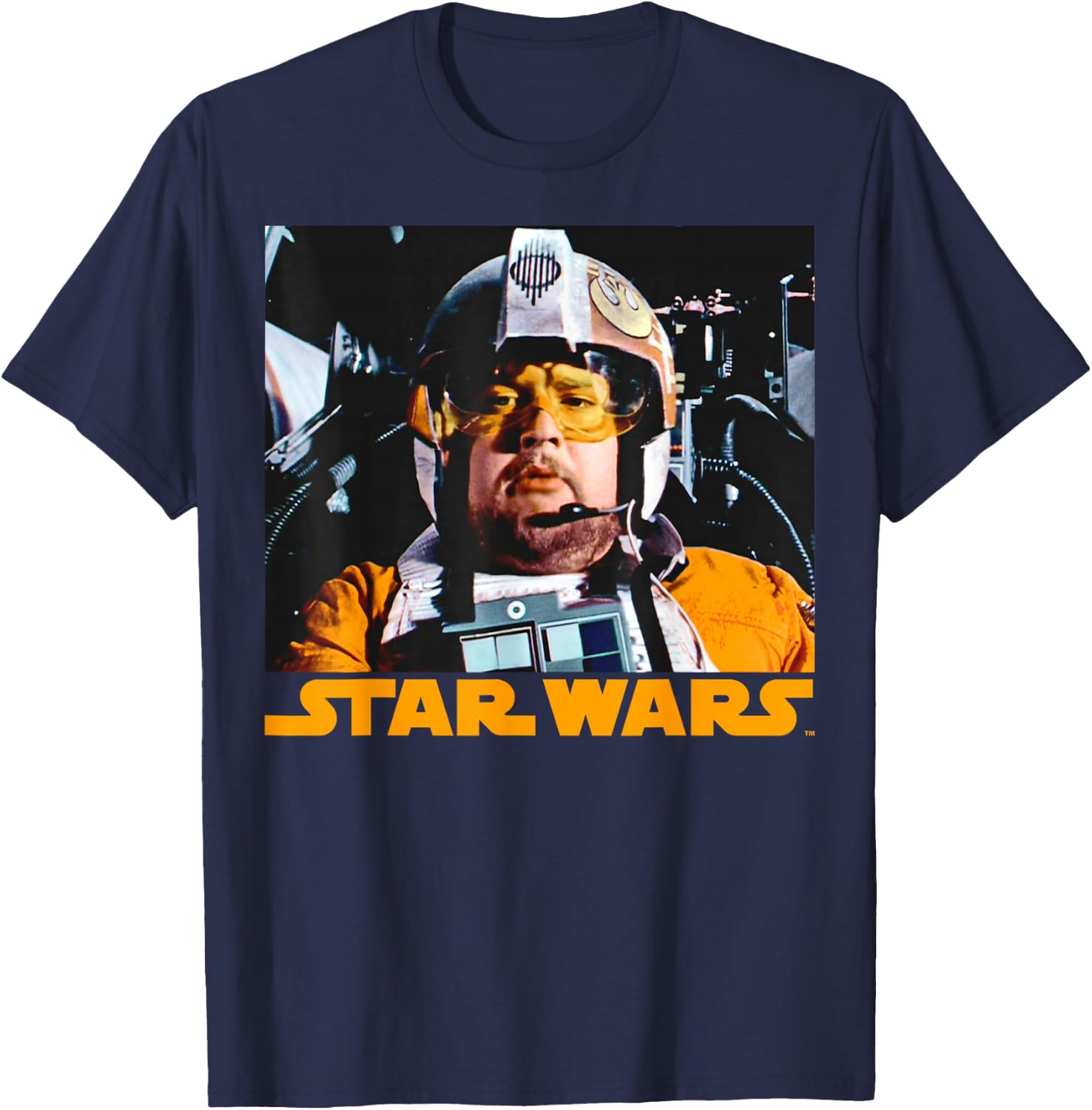 Star Wars Jek Tono Porkins Red Squadron X-Wing Pilot T-Shirt - T-Shirt | Navy