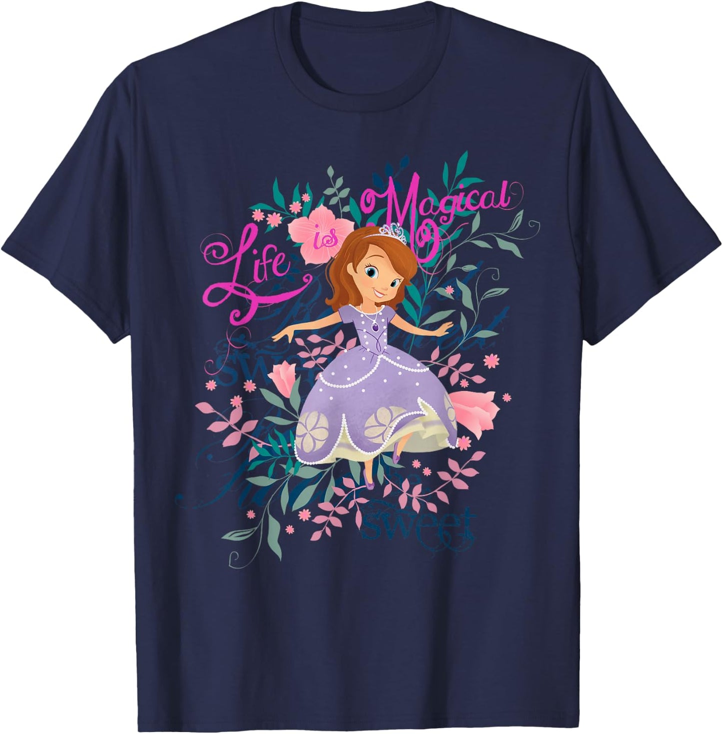 Disney - Sofia the First Life Is Magical T-Shirt - T-Shirt | Navy