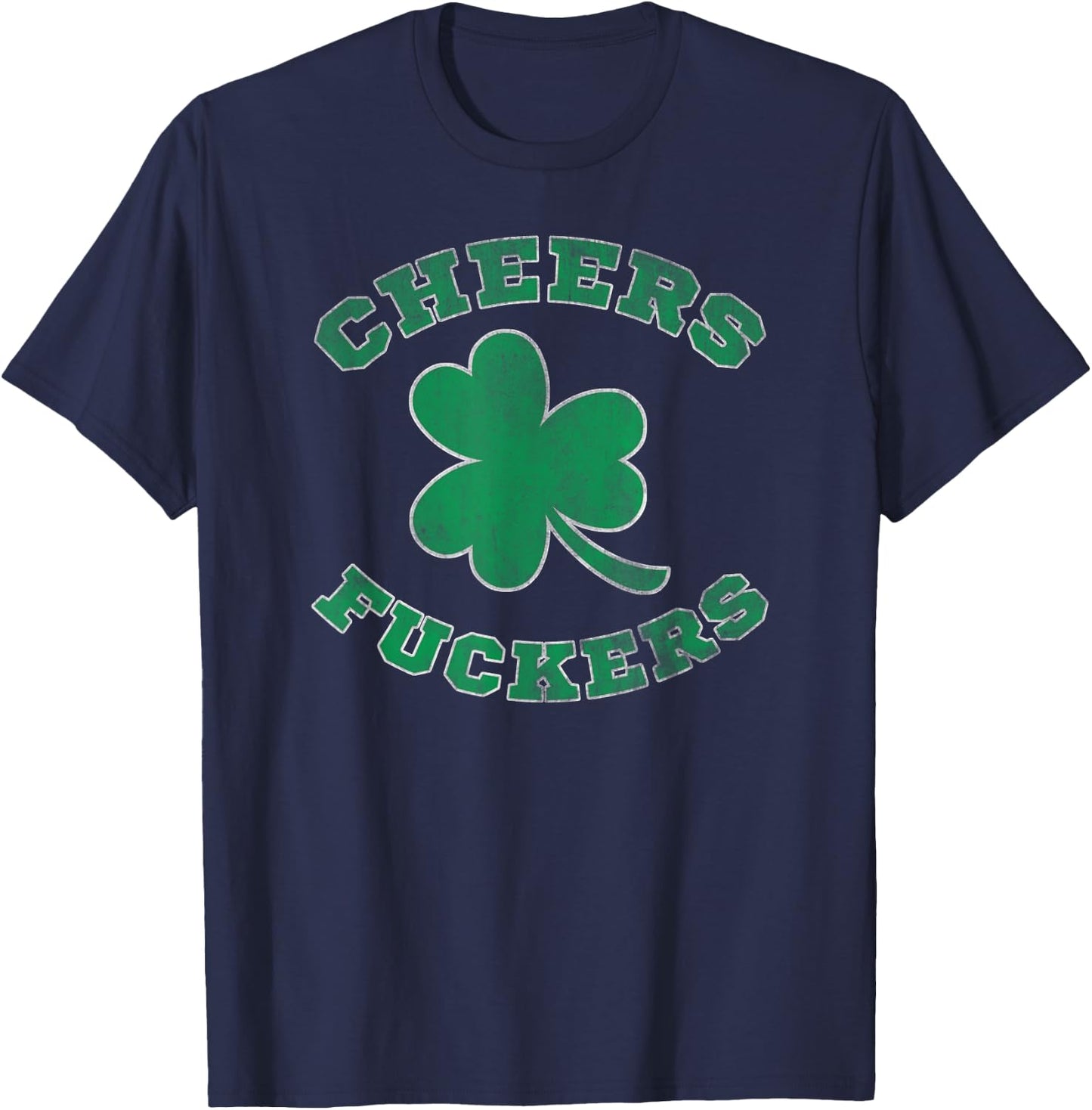 Cheers Fuckers Party T-Shirt - T-Shirt | Navy