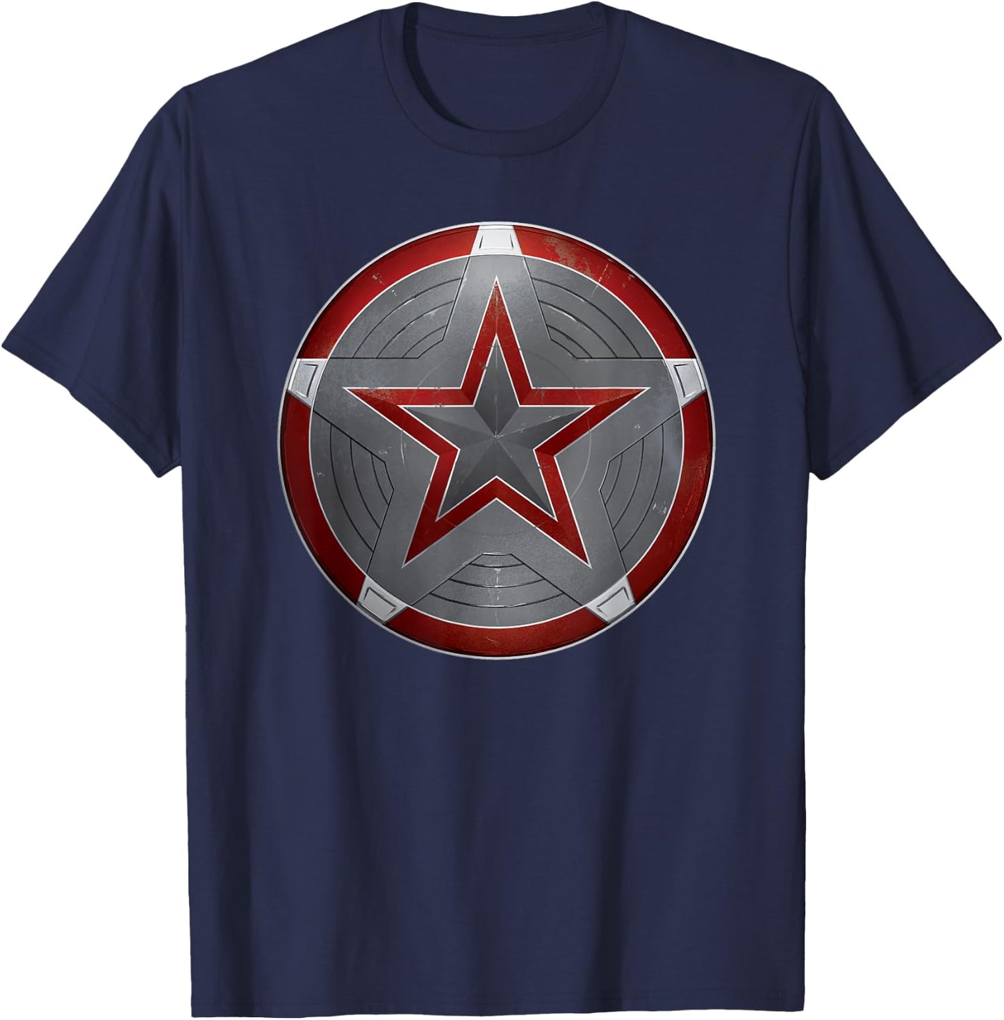 Marvel Black Widow Red Guardian Shield T-Shirt - T-Shirt | Navy