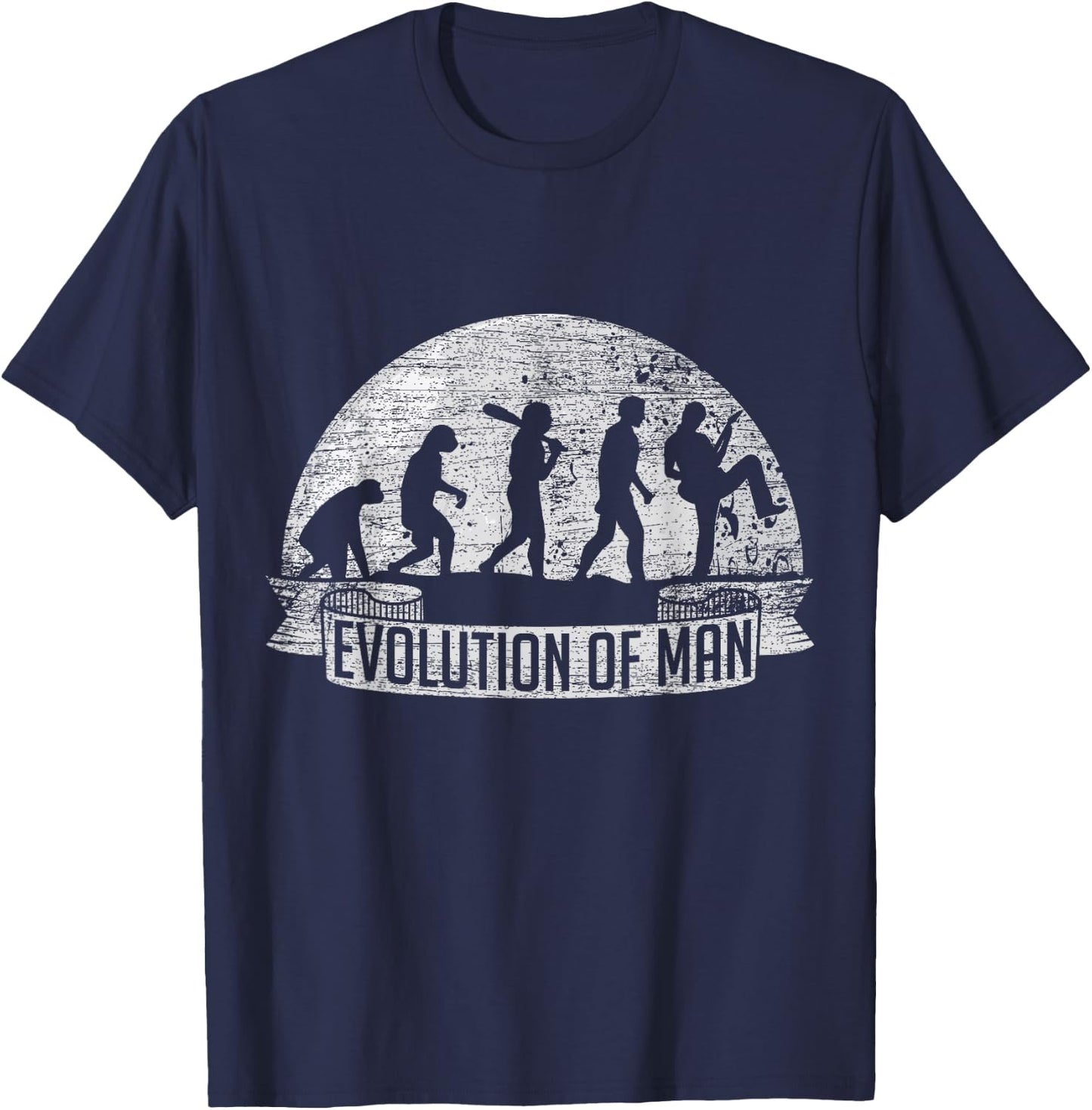 Evolution Guitar T-Shirt - T-Shirt | Navy