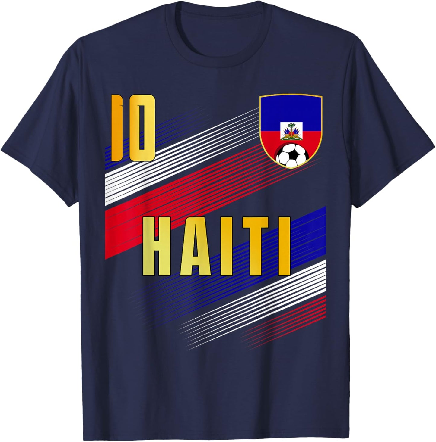 Haiti Flag Haitian Pride Lovers T-Shirt - T-Shirt | Navy
