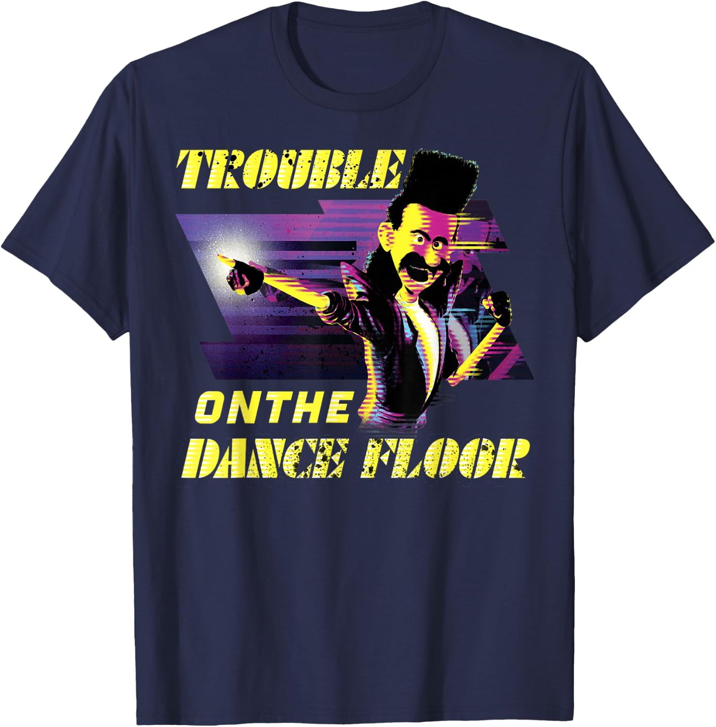 Despicable Me Minions Bratt Dance Trouble Graphic T-Shirt - T-Shirt | Navy