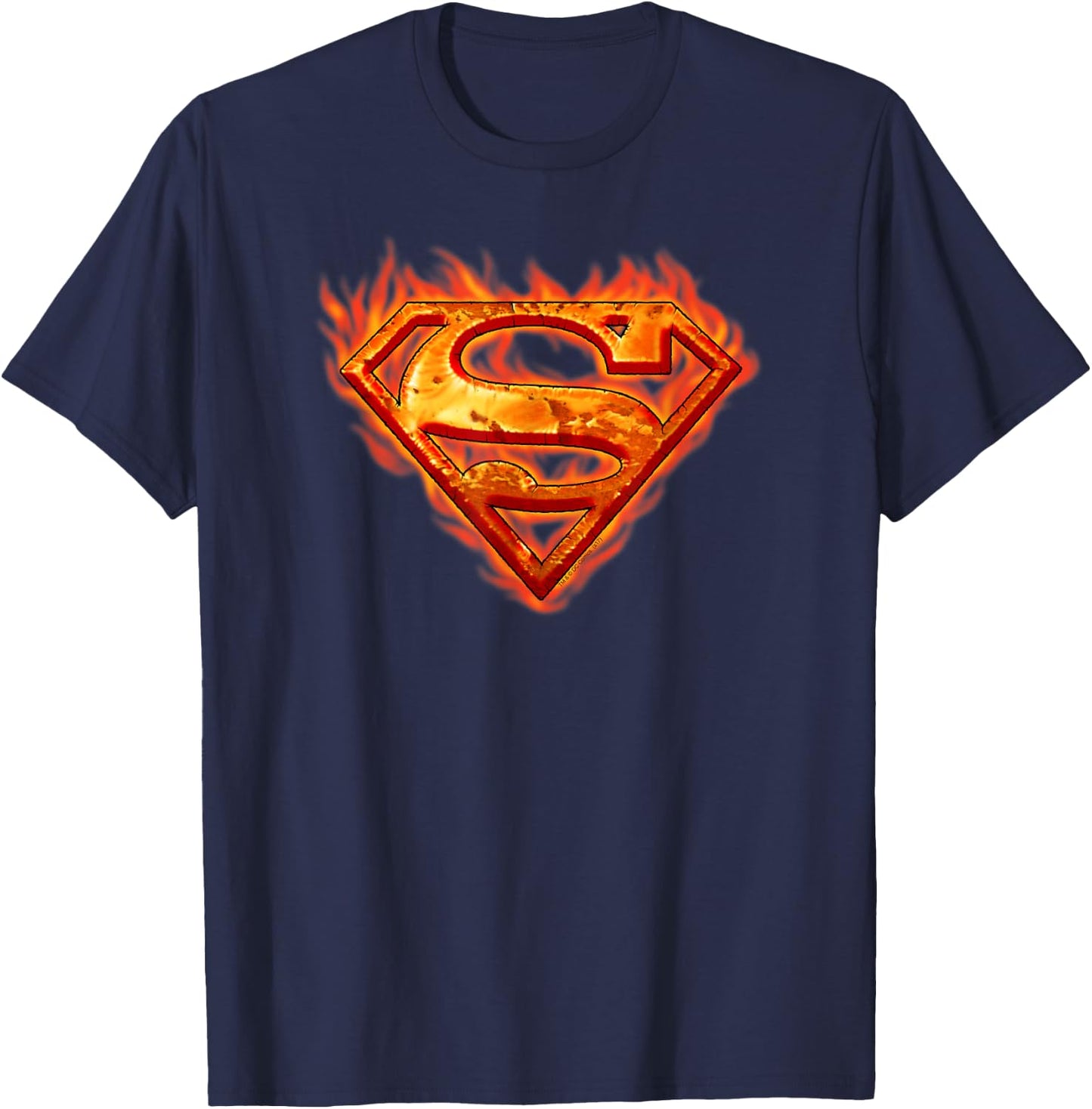 Superman Hot Metal T Shirt T-Shirt - T-Shirt | Navy