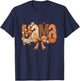 Fall Mama Autumn Coquette Pumpkin Vibes Mom Life T-Shirt - T-Shirt | Navy