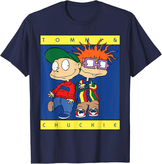 Tommy Chucky in Tommy Hilfiger Inspired T-Shirt - T-Shirt | Navy