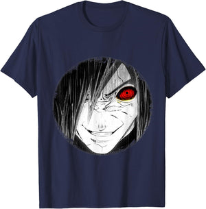 Madara Rinnegan Eyes T-Shirt - T-Shirt | Navy