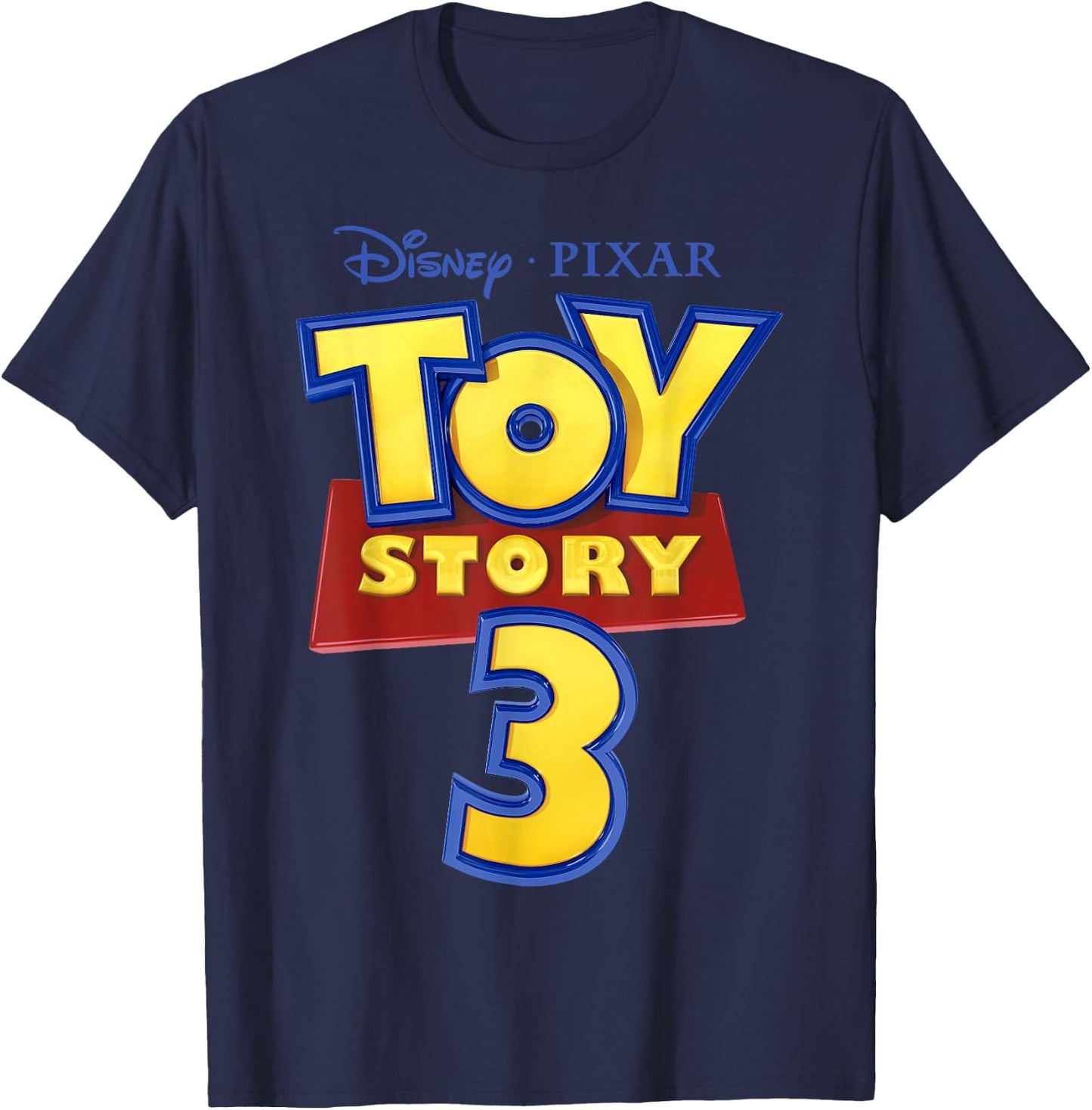 Disney Pixar Toy Story 3 Original Logo T-Shirt - T-Shirt | Navy
