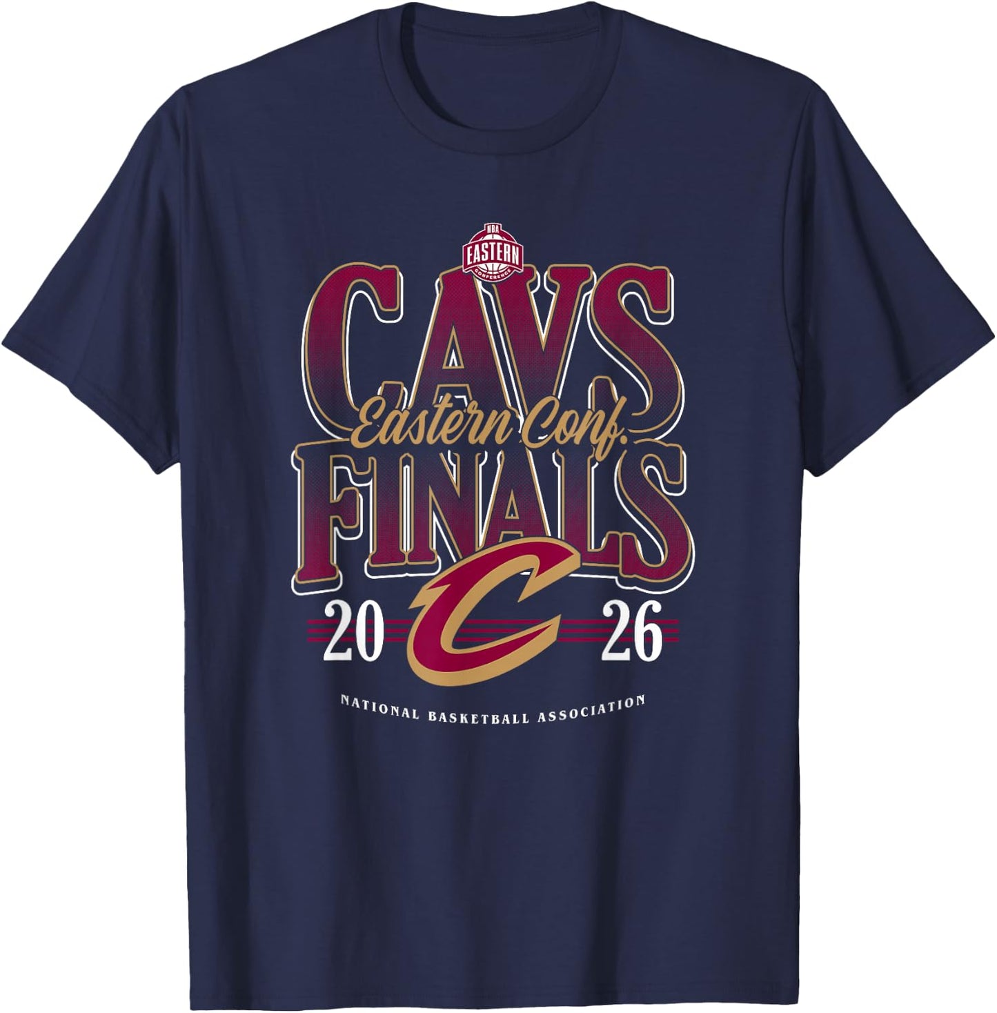 NBA 2026 Eastern Conference Finals Cavaliers Next Level T-Shirt - T-Shirt | Navy