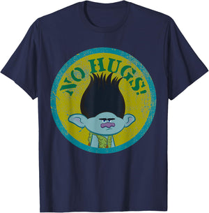 DreamWorks Trolls No Hugs! Branch T-Shirt - T-Shirt | Navy