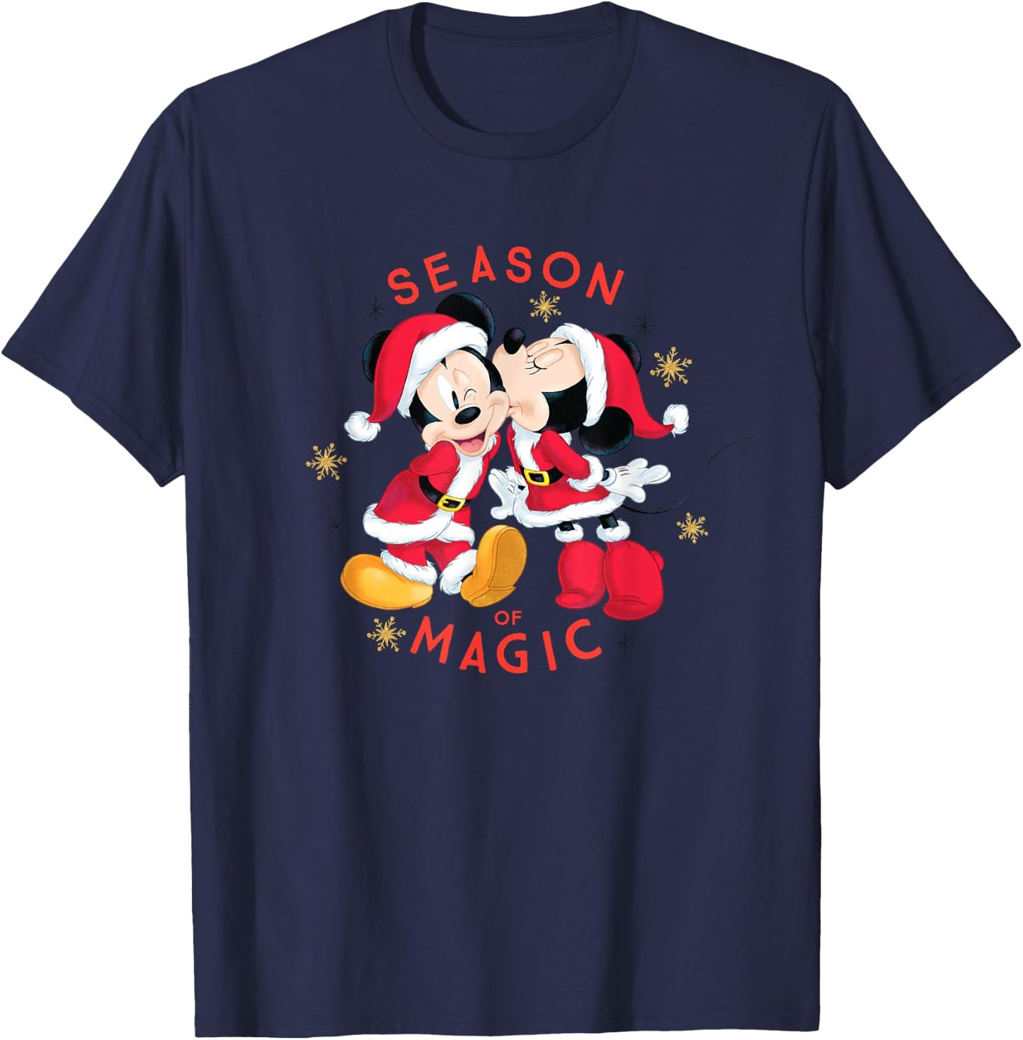 Disney Santa Mickey and Minnie Season of Magic T-Shirt - T-Shirt | Navy