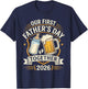Our First Father's Day Together 2026 Funny New Dad Humor T-Shirt - T-Shirt | Navy