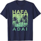 Hafa Adai Guam Vintage 1970s Throwback T-Shirt - T-Shirt | Navy