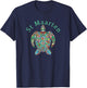 St Maarten Tribal Turtle Gift T-Shirt - T-Shirt | Navy