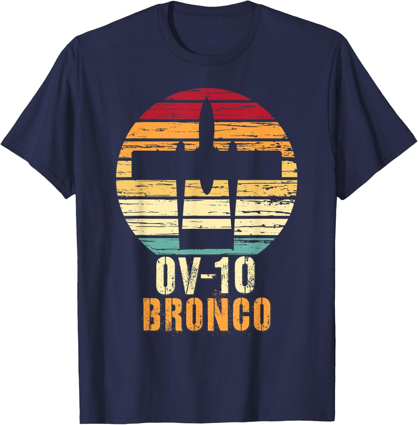 Vintage OV-10 Bronco Military Aviation Shirt T-Shirt - T-Shirt | Navy