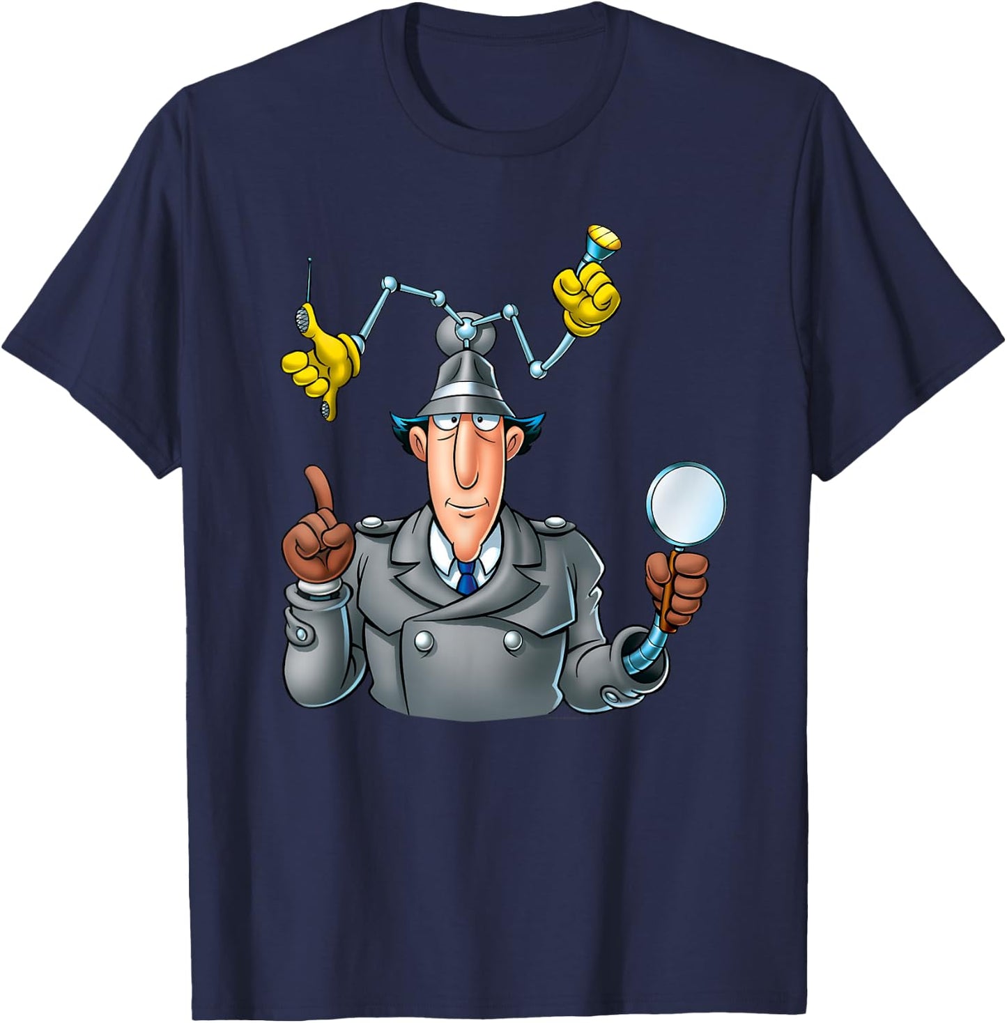 Inspector Gadget - Adult T Shirt - Classic 08 T-Shirt - T-Shirt | Navy