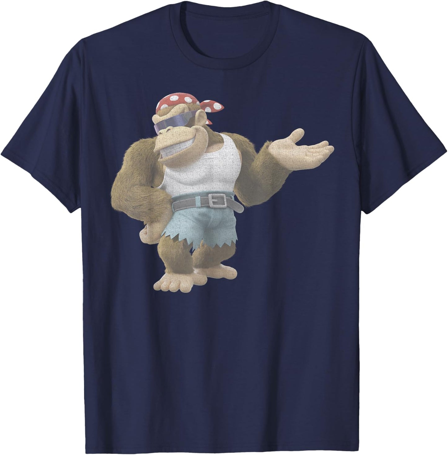 Nintendo Donkey Kong Country Funky Kong Simple T-Shirt - T-Shirt | Navy