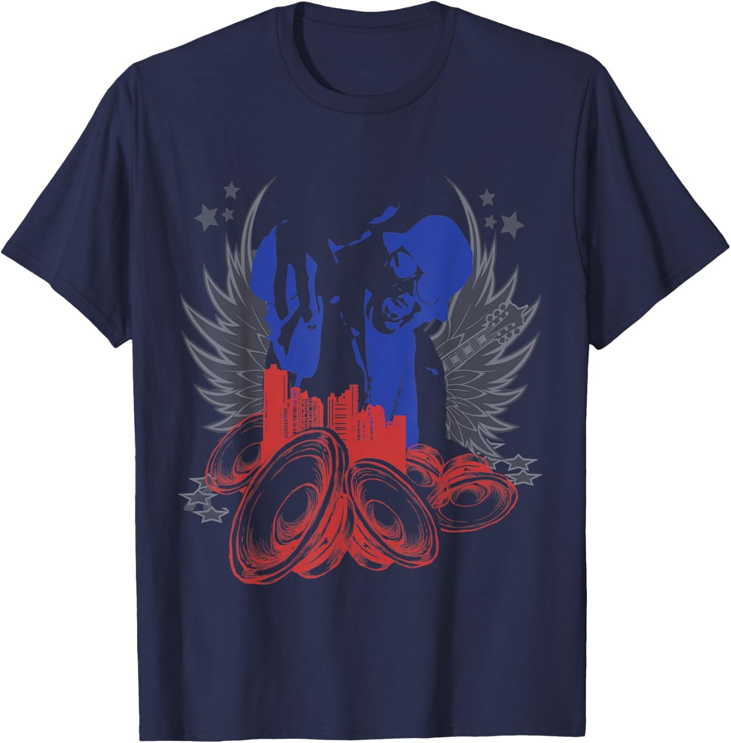 Youth's Rapper Kids Boys & Girls Short Sleeve Cotton T Shirt T-Shirt - T-Shirt | Navy