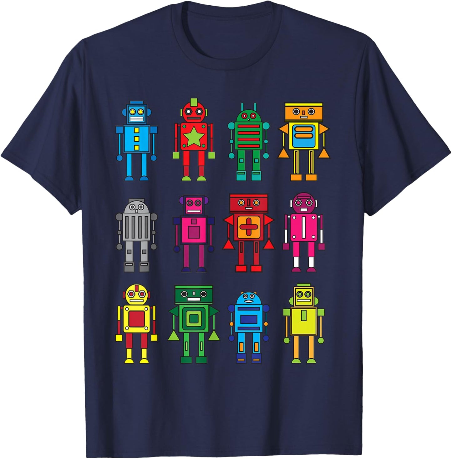 Robot Shirt Funny Robot Technology T-Shirt - T-Shirt | Navy