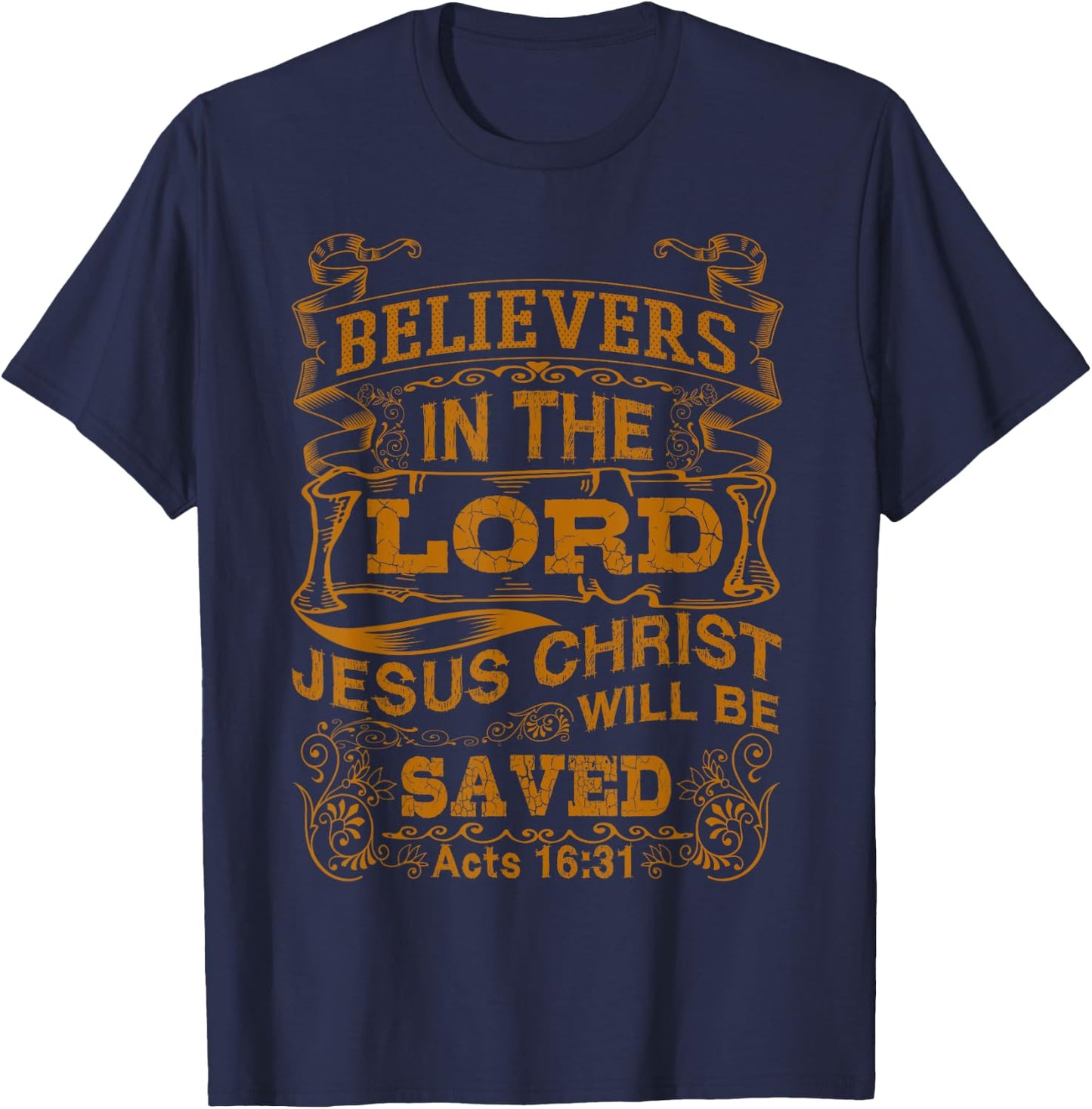 Shirts For Christian Teens, Bible Shirts T-Shirt - T-Shirt | Navy