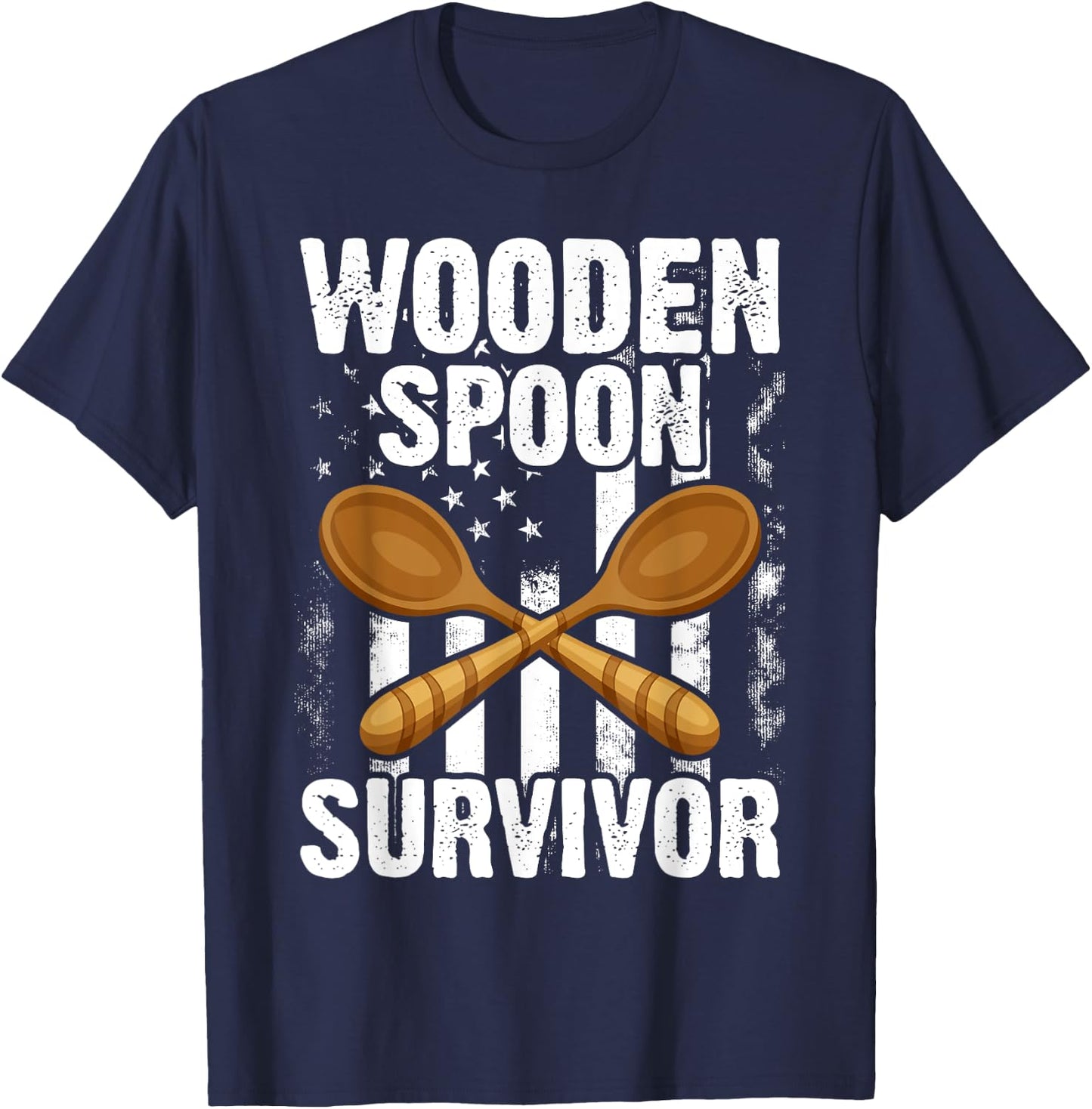 Wooden Spoon Survivor for T-Shirt - T-Shirt | Navy