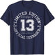 Retro One Of a Kind Shirts Women 2025 Official Teenager 13 Year Old Gifts Vintage 13th Birthday - -Kids 13-year-olds Black Short Sleeve - Small T-Shirt - T-Shirt | Navy