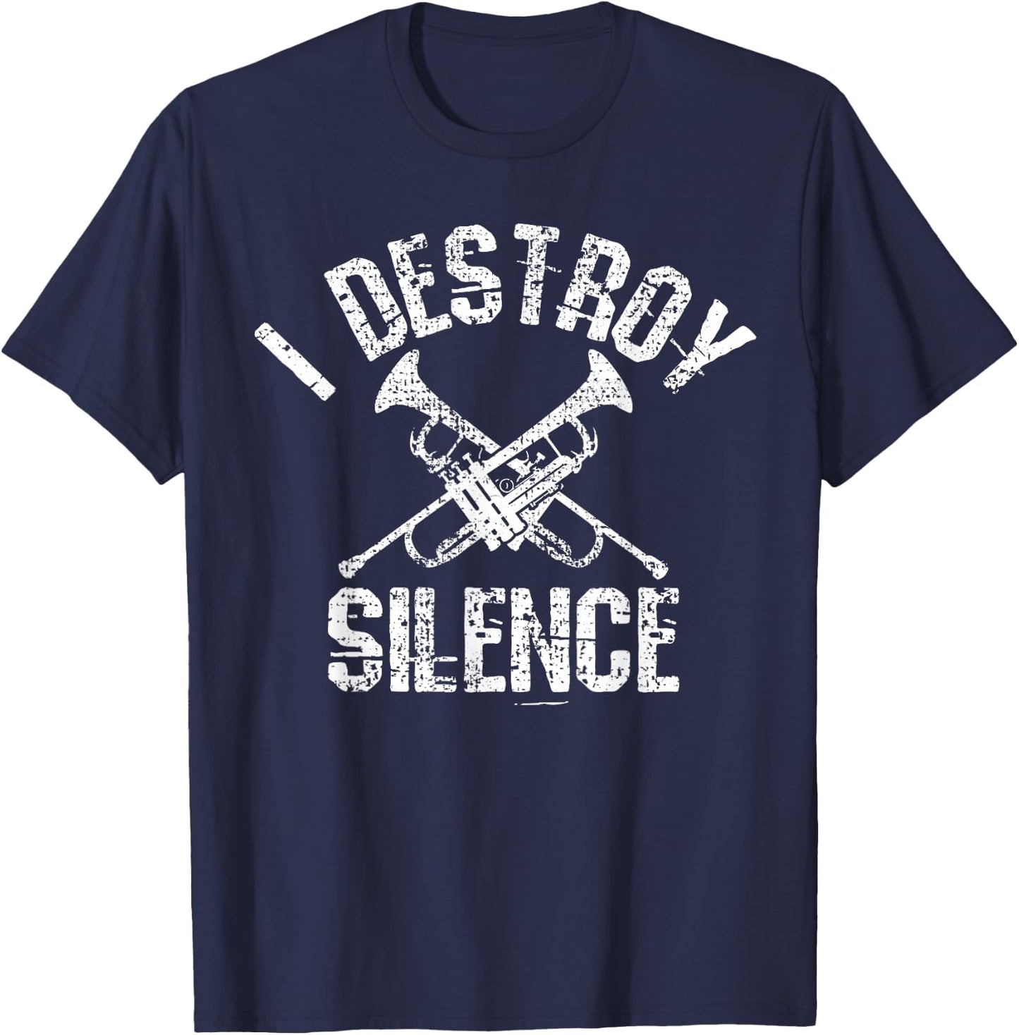 Trumpet Music Teacher School Orchestra T-Shirt - T-Shirt | Navy