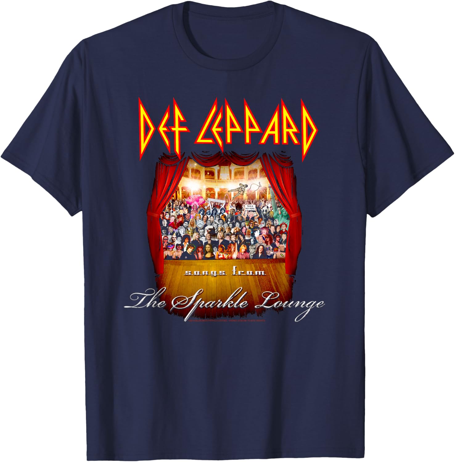 Def Leppard - Songs From the Sparkle Lounge T-Shirt - T-Shirt | Navy