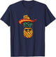 Viva la Piña with a Cool Pineapple Sombrero Costume T-Shirt - T-Shirt | Navy