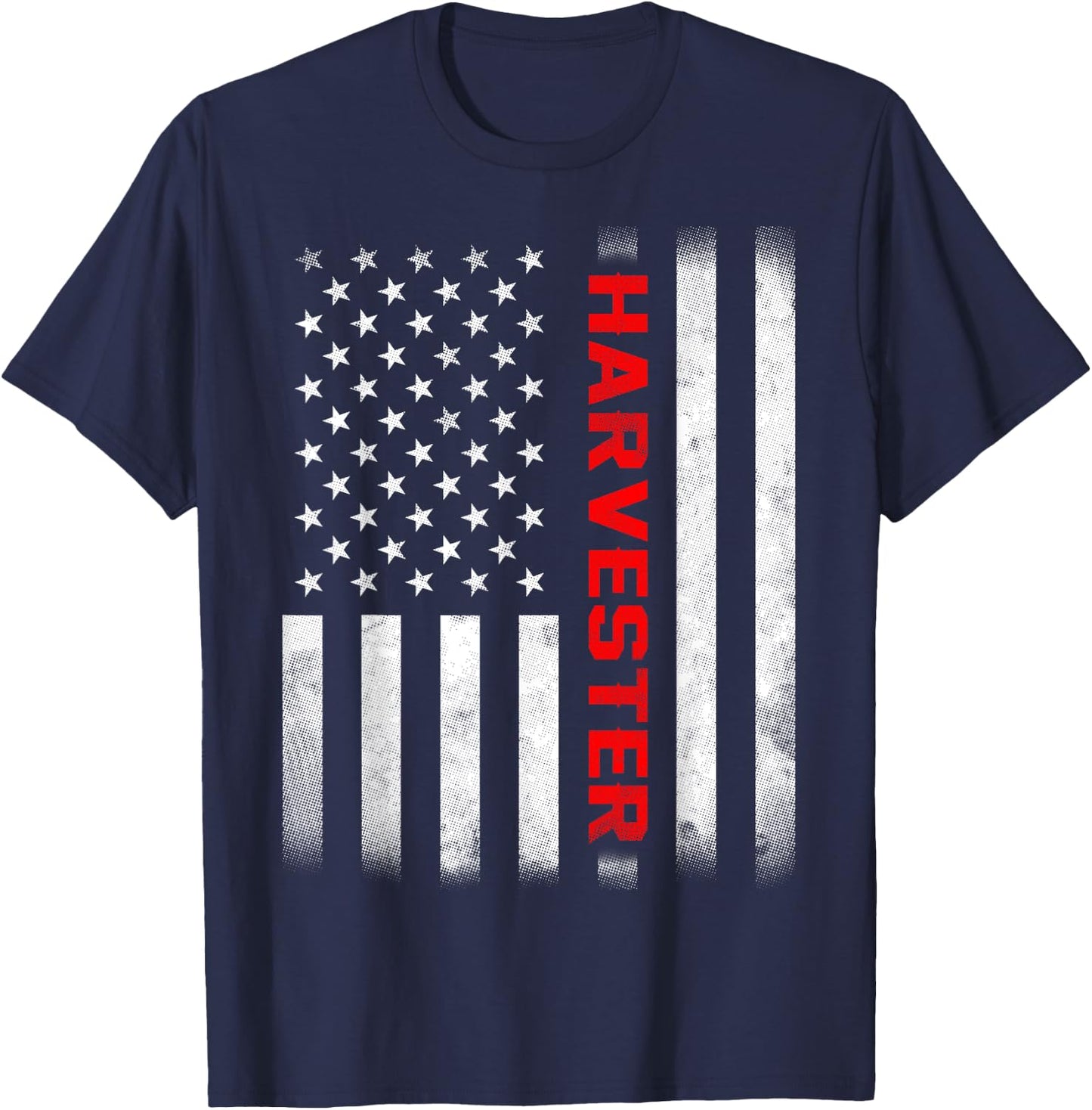 Harvester Shirt US Flag T-Shirt - T-Shirt | Navy