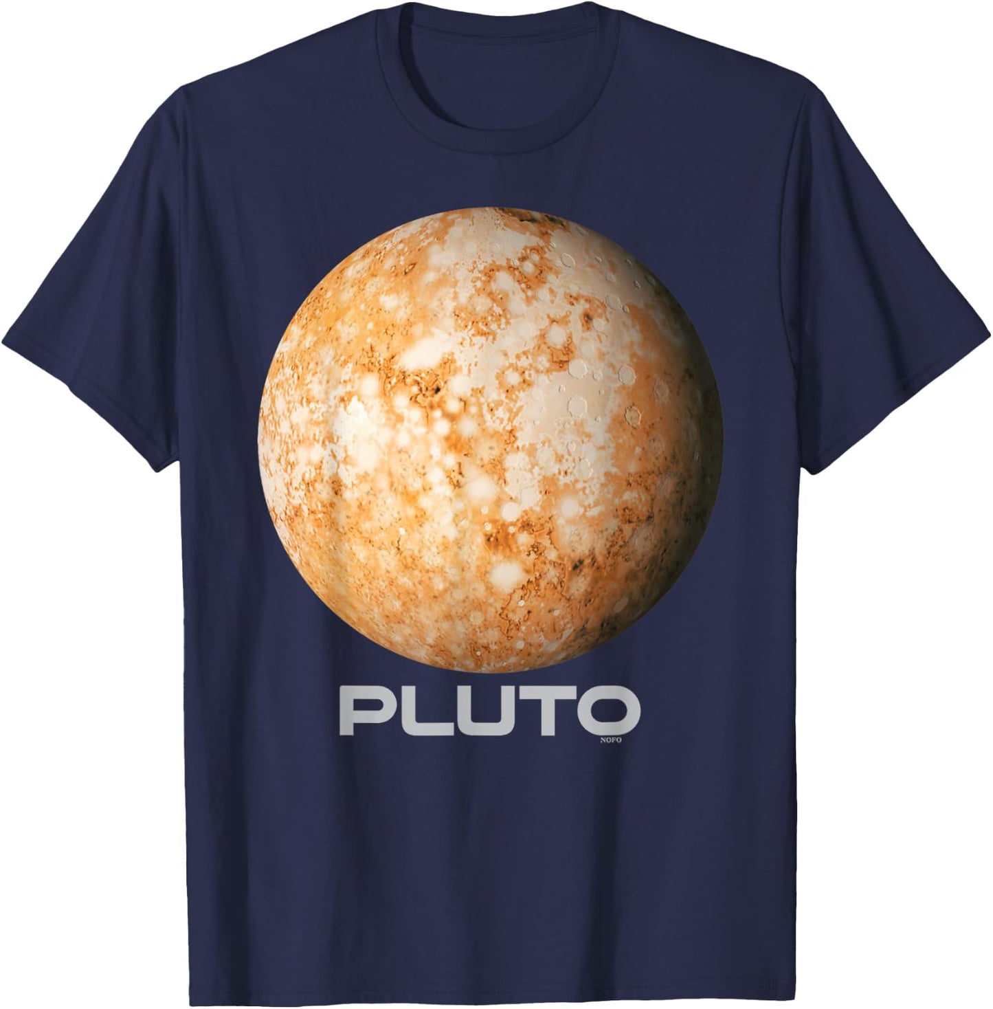 Pluto Shirt, Solar System Planet T-Shirt - T-Shirt | Navy