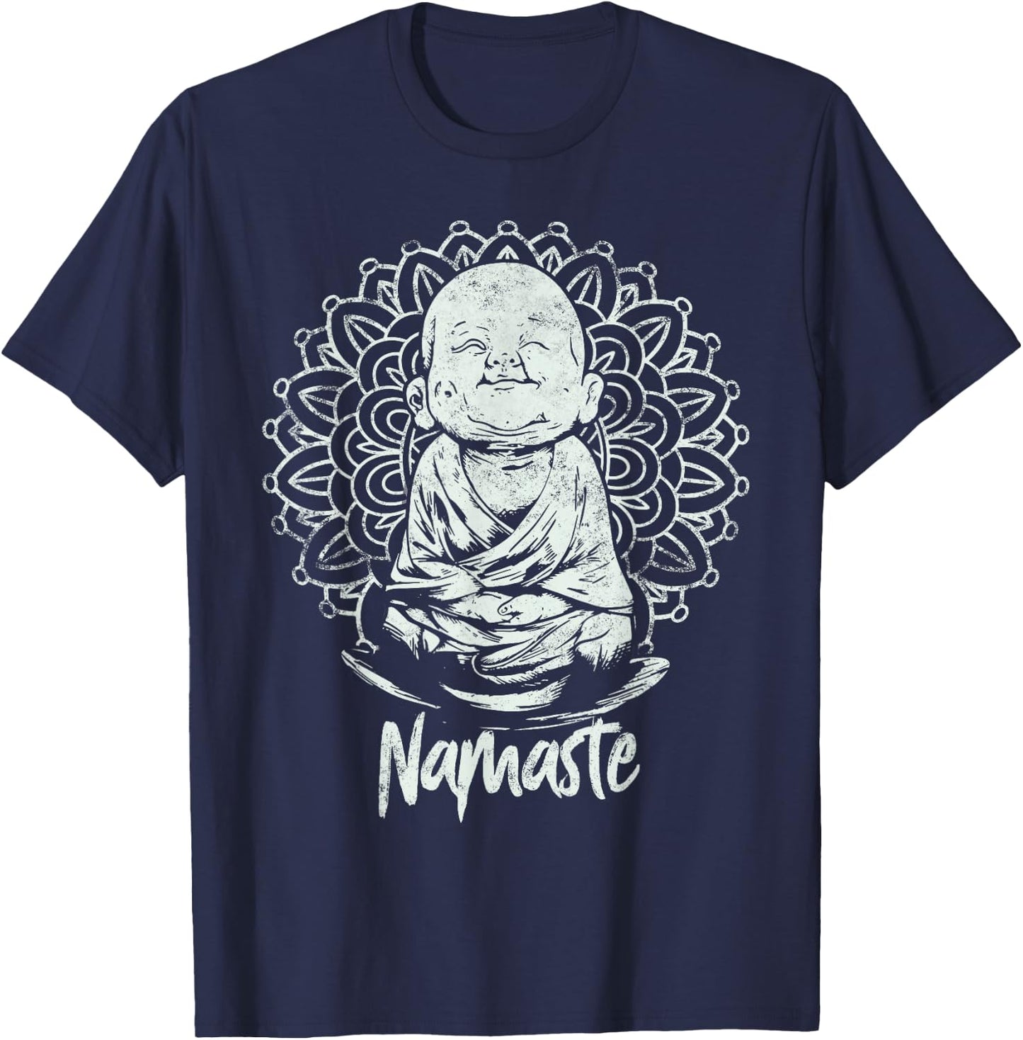 BUDDHA YOGA YOGA namaste Gift & women T-Shirt - T-Shirt | Navy