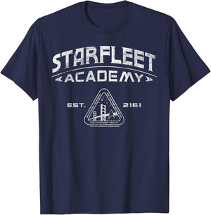 Star Trek Starfleet Academy 2161 Vintage Collegiate T-Shirt - T-Shirt | Navy