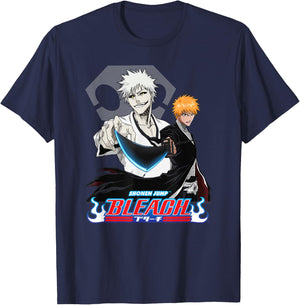 Bleach Hollow Ichigo with Sword Anime T-Shirt - T-Shirt | Navy