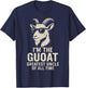 I'm The GUOAT Greatest Uncle of All Time T-Shirt - T-Shirt | Navy