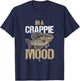 Crappie Fishing | In A Crappie Mood Gift T-Shirt - T-Shirt | Navy