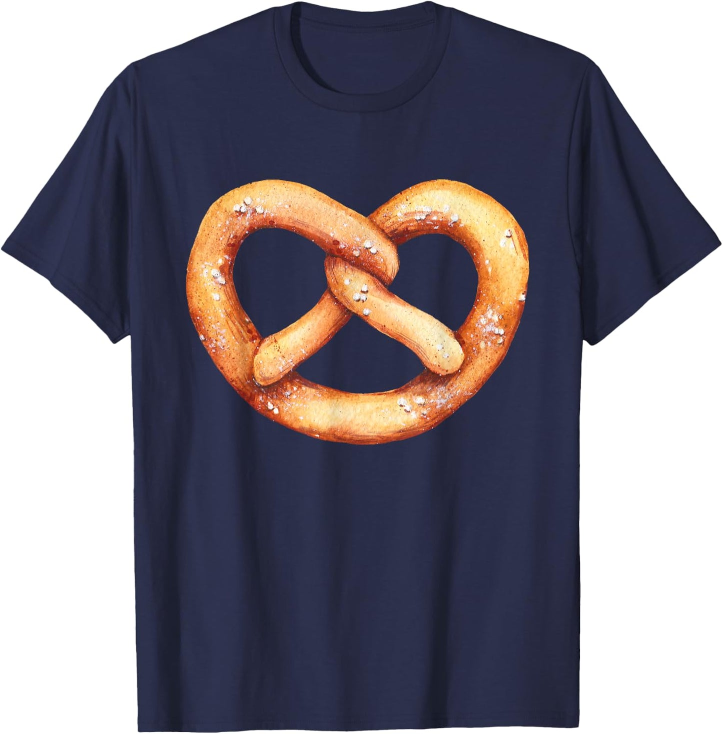 Pretzel Day Shirt Women Funny Vintage T-Shirt - T-Shirt | Navy