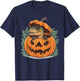 Dinosaur Halloween Spooky Dino Lover Scary Trick Or Treat T-Shirt - T-Shirt | Navy