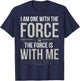Star Wars Rogue One I Am One With The Force Quote T-Shirt - T-Shirt | Navy