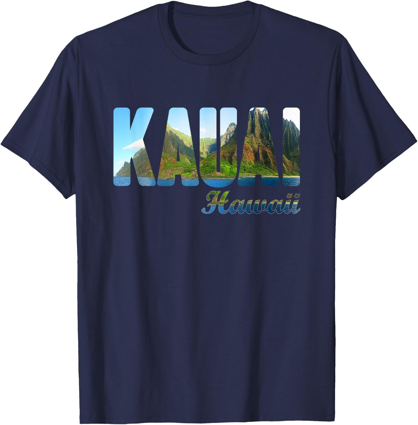 Retro Kauai Hawaii – Vintage Island Summer Souvenir T-Shirt - T-Shirt | Navy
